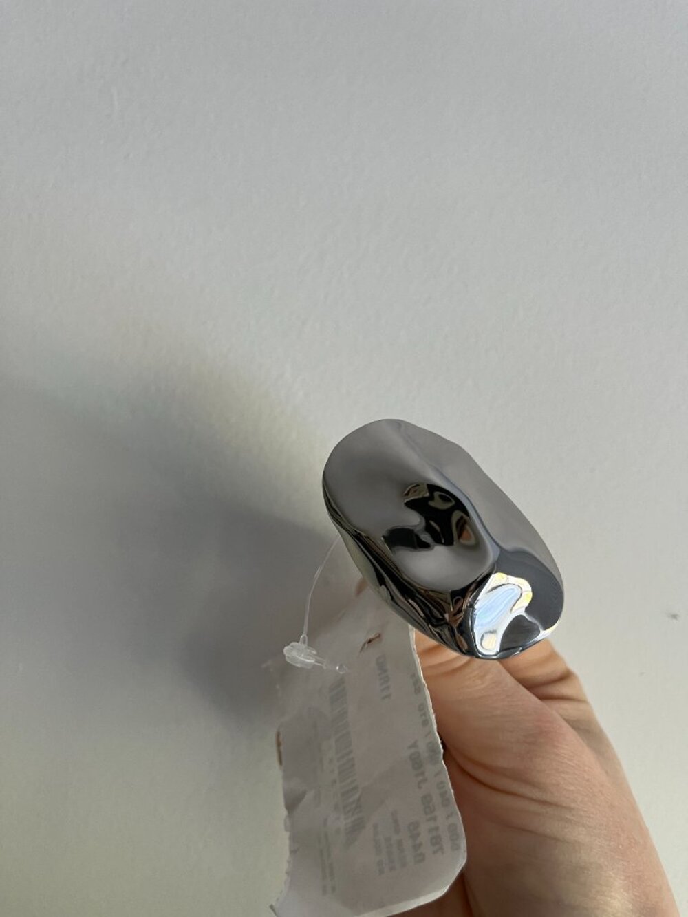 $590 Alexander McQueen Beam Ring color: SILVER New Size 11 Statement Ring Women - Picture 6 of 15